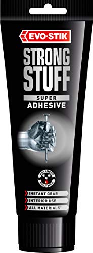 Evo-Stik 30813037 200 ml Strong Stuff Adhesive Squeeze Tube - White